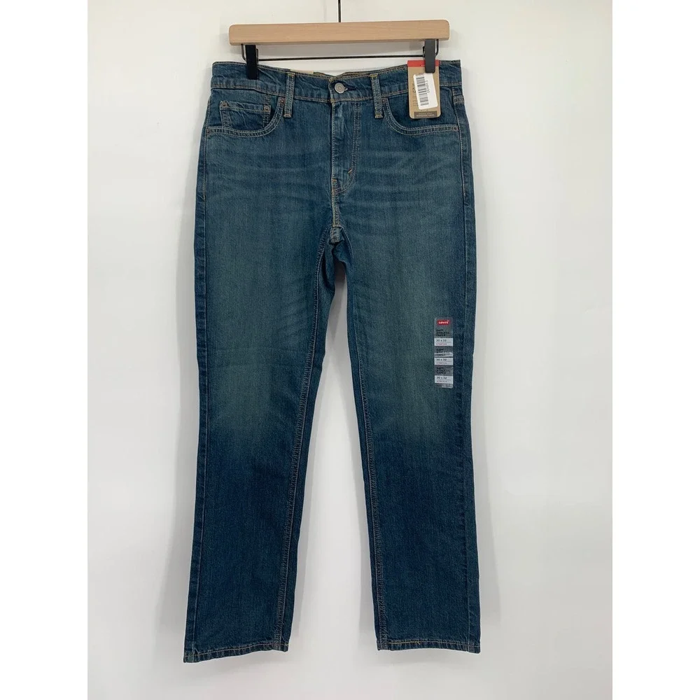 Levis 541 Jeans Mens 30x32 Blue Athletic Taper Cotton Stretch Denim Pants NEW